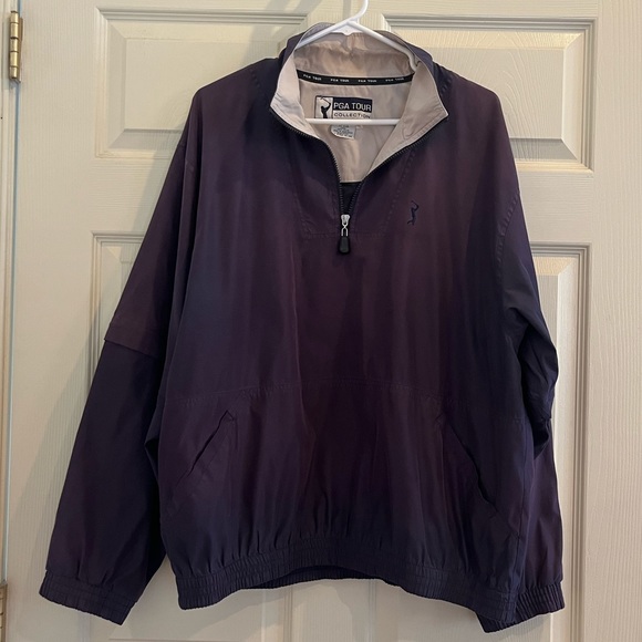 PGA Tour Other - PGA TOUR half zip jacket w/sleeves that can zipper off